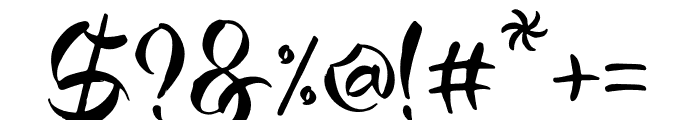 Blossom Sakura Font OTHER CHARS