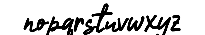 Blossom Signature Font LOWERCASE