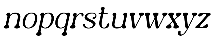 Blossom Wonder Italic Font LOWERCASE