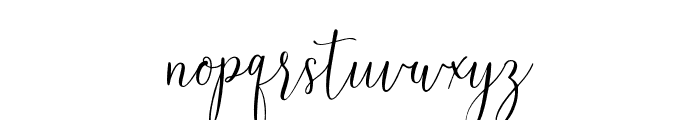 BlossomHeart Font LOWERCASE