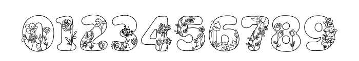 BlossomType Font OTHER CHARS