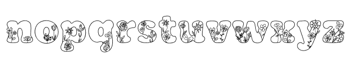 BlossomType Font LOWERCASE