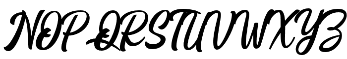Blothia Regular Font UPPERCASE