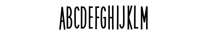 Blousert Font LOWERCASE