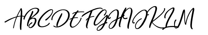 BloushSmouts Font UPPERCASE