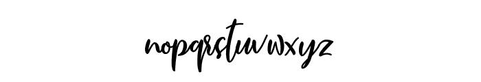 BloushSmouts Font LOWERCASE