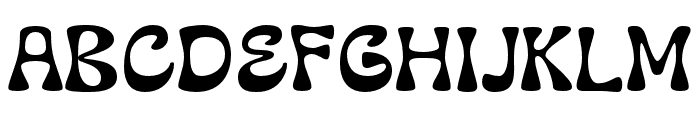 Blubwy Regular Font UPPERCASE