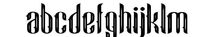 Blue Angel Gothic Font LOWERCASE