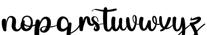 Blue Butterfly Font LOWERCASE