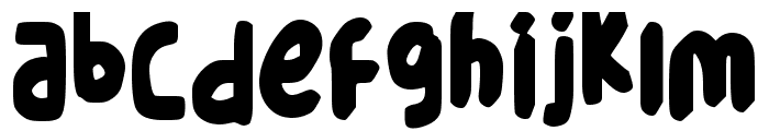 Blue Fish Regular Font LOWERCASE