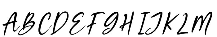Blueflora-Regular Font UPPERCASE