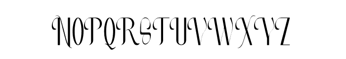 Blueganvile Font UPPERCASE