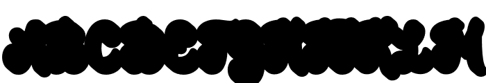 BluendExtrude-Regular Font UPPERCASE