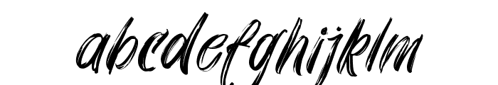 Bluezingham-Regular Font LOWERCASE