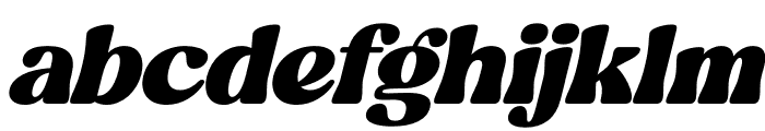 Blugide Italic Font LOWERCASE