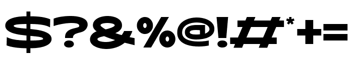 Blupsky Sans Serif Font OTHER CHARS
