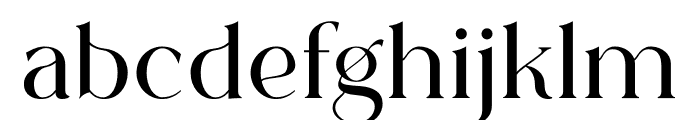 Blureigh Font LOWERCASE
