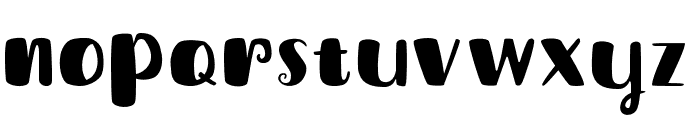 Blusby Font LOWERCASE