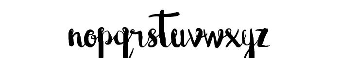 Blushingly (Hollow hearts) Font LOWERCASE