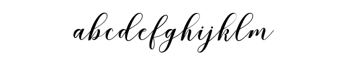 BlushlineScript Font LOWERCASE