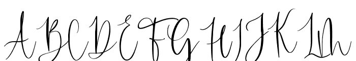 Blushyland-Regular Font UPPERCASE