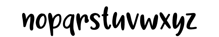 Blustery Font LOWERCASE
