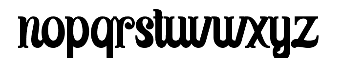 BluversTown-Regular Font LOWERCASE