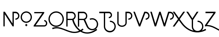 Bluzonir-Stylistic Font UPPERCASE