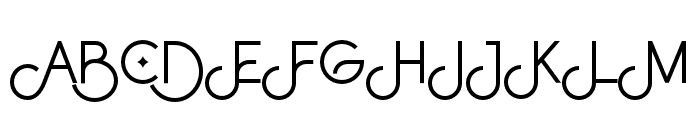 Bluzonir-Stylistic Font LOWERCASE