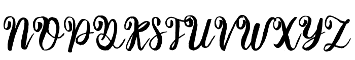 Blythe Regular Font UPPERCASE