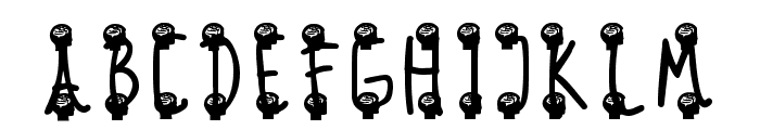 Boat Regular Font UPPERCASE