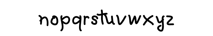 Boba Baby Font LOWERCASE