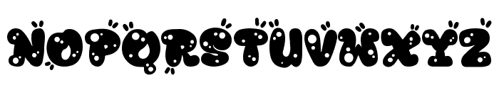Boba Party Style Font UPPERCASE