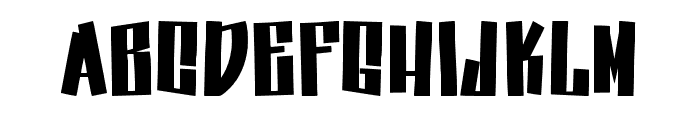 BobeeRockRegular Font LOWERCASE