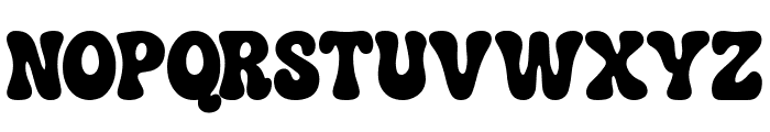 Bobogie Groovy Bold Font UPPERCASE