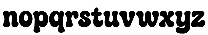 Bobogie Groovy Bold Font LOWERCASE