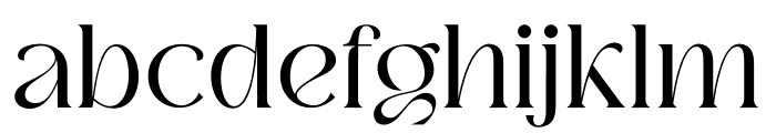 Bochan Serif Font LOWERCASE