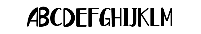 Bocilo Regular Font UPPERCASE