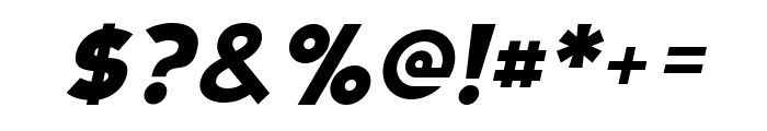 Bodda Black Italic Font OTHER CHARS