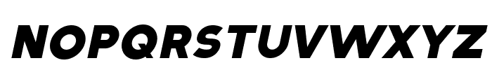 Bodda Black Italic Font UPPERCASE
