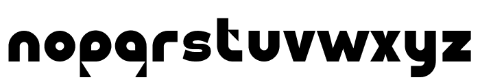 Bodda Black Font LOWERCASE