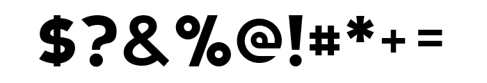 Bodda Extra Bold Font OTHER CHARS