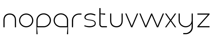 Bodda Extra Light Font LOWERCASE