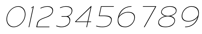 Bodda Thin Italic Font OTHER CHARS