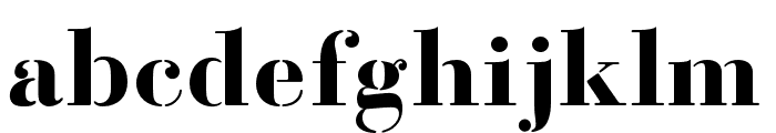 Bodoni FragileSharp Font LOWERCASE