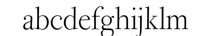 BodoniFerraraOrigin-Light Font LOWERCASE