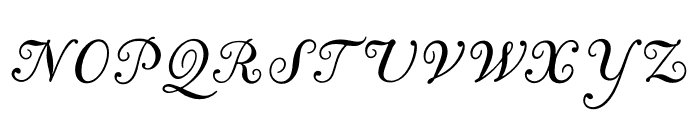 BodoniTerracina-Italic Font UPPERCASE