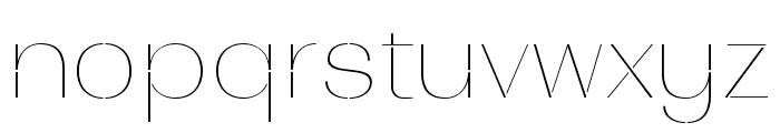 BodrumStencil-10Hair Font LOWERCASE