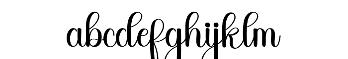 Bodycare Font LOWERCASE