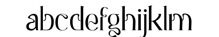 Boegelle Regular Font LOWERCASE